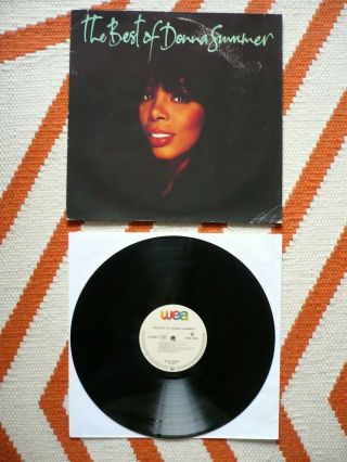Donna Summer The Best Of Vinyl 1990 Wea 1st Press Lp Greatest Hits I Feel Love