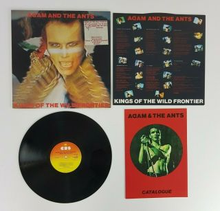 12 " Vinyl Record Lp Adam And The Ants Kings Of The Wild Frontier 1980 Cb271 316