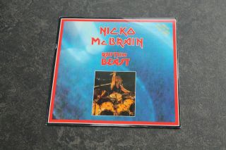 Nicko Mcbrain Rhythm Of The Beast Uk Promo 7 " Iron Maiden Near