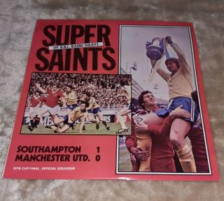 Saints Southampton Fc 1976 Fa Cup Final.  Vinyl Record Album.  Radio Solent