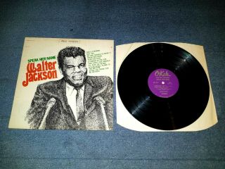 Walter Jackson - Speak Her Name Vg Usa Lp Okeh Northern Soul Stereo Vinyl Record