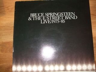 Bruce Springsteen Live 1975 - 85 Single Vinyl Lp Promo Album