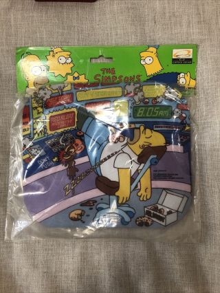 The Simpsons Mouse Pad Homer Asleep At Nuclear Plant Fellows 1995