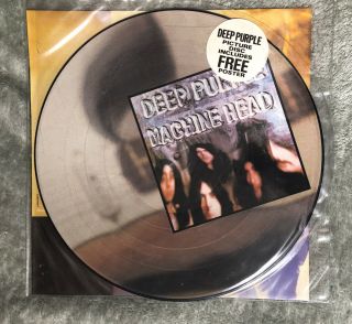 Deep Purple Machine Head Limited Vinyl Lp Picture Disc,  Poster Eg - 26 - 0345 - 0