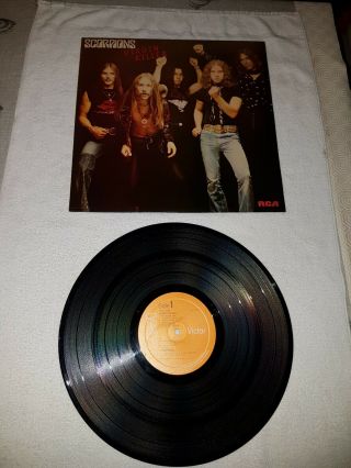 Scorpions Virgin Killer N Uk Lp Vinyl Album Rca 12 "