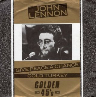 John Lennon Give Peace A Chance/cold Turkey Rare 1984 Uk 2 - Trk 7 " Vinyl P/s