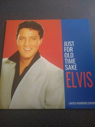 Elvis - Just For Old Time Sake - Studio Sessions Limited Edition Blue Vinyl Lp