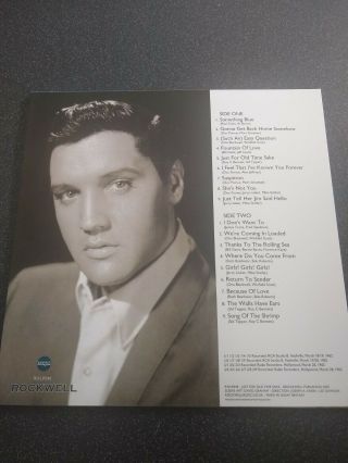 Elvis - Just For Old Time Sake - Studio Sessions Limited Edition Blue Vinyl LP 2