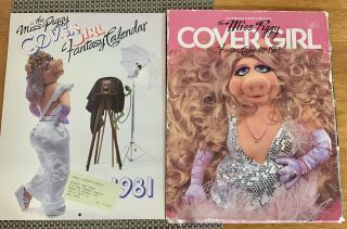 Vintage Miss Piggy Cover Girl Fantasy 1981 Calendar With Cover -