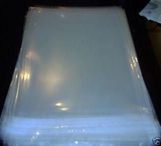 100 X 12 " X 12 " Crystal Clear Vinyl Record Album Outer Sleeves