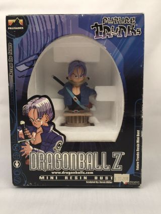 Rare Dragonball Z Mini Resin Bust Future Trunks 2274 Of 5004 Limited Ed.