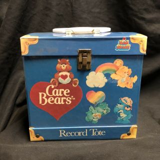 Care Bears Record Tote Kid Stuff Vintage 1984