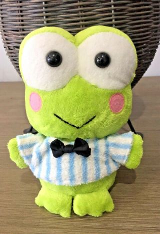 Sanrio Keroppi Frog Plush Stuffed Doll Figure Toy 8” No Tags