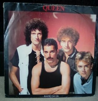 Queen ‎– Radio Ga Ga Vinyl 12 " P/s Single Uk 12 Queen 1 1984