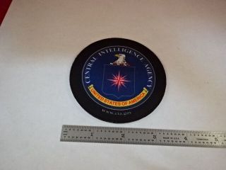 Collectable Glass Coaster Cia Central Intelligence Agency Y6 - A - 07