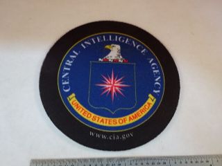 COLLECTABLE GLASS COASTER CIA CENTRAL INTELLIGENCE AGENCY Y6 - A - 07 2
