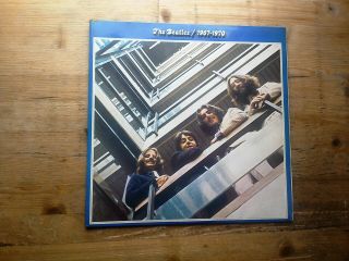 The Beatles 1967 - 1970 Blue Album Very Good 2 X Vinyl Lp Record Album Pcsp 718