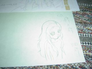 HELL GIRL JIGOKU SHOUJO Anime Genga Cel Sketch Set AI ENMA 2 pgs 3
