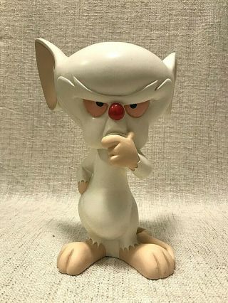 1997 Warner Brothers Store Pinky And The Brain (brain) 18 Inch Resin Statue