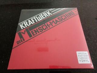 Kraftwerk Die Mensch Maschine Translucent Red Vinyl (german Version) Man Machine