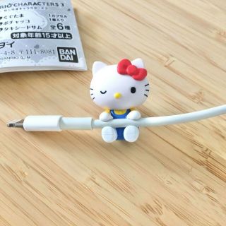 Rare Sanrio Hello Kitty Cable Holder Figure Kawaii Japenese Toy Hk