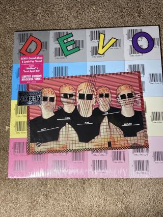 Devo Duty Now For The Future Lp Magenta Color Vinyl Rocktober Indie Exclusive