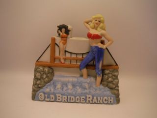 Dugs Old Bridge Ranch Nevada Brothel Mini Porcelain Decanter Bottle 1984