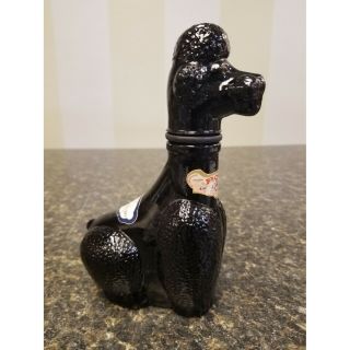 Collectible Liquor Decanter 1971 Rose Gori Wine From Italy 7 " Black Poodle