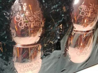 Olive Garden Copper Mug Moscow Mule Set Of 4