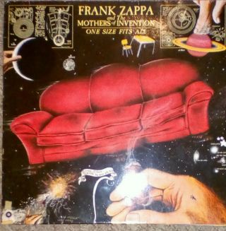 Frank Zappa & The Mothers Of Invention One Size Fits All Vinyl Lp 1978 Vg,  /vg,