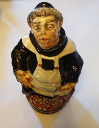 Vintage Barsottini 1969 Monk Friar Wine Decanter Stomping Grapes Italy