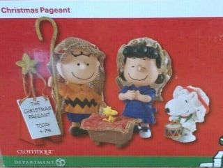 Department Dept 56 Peanuts The Christmas Pageant
