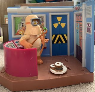 Simpsons Interactive Nuclear Power Plant W/radioactive Homer Complete