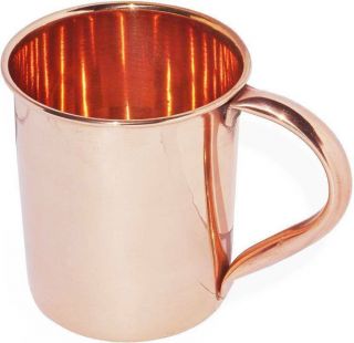16 Ounce Pure Copper Drinkware Mugs Moscow Mule 100 Solid Copper Mug / Cup