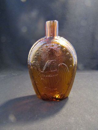 Old - Vintage - Ezra - Brooks - Whiskey - Never - Surrender - Amber Bottle - Eagle