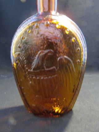 Old - Vintage - Ezra - Brooks - Whiskey - Never - Surrender - Amber Bottle - Eagle 2