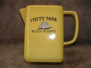 Rare Old English Pub Bar Liquor Pitcher Or Vase Cutty Sark Scotch Whiskey