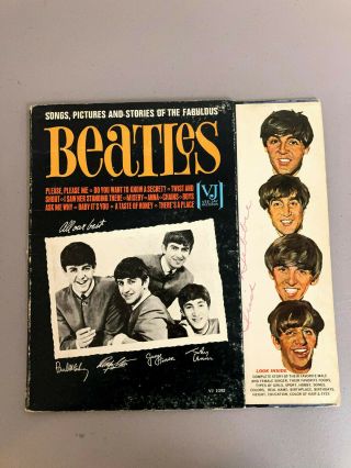 Songs,  Pictures And Stories Of The Fabulous Beatles Vinyl Record