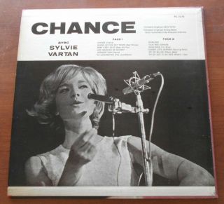 CANADA Ex SYLVIE VARTAN Chance MONO 1966 Reissue RCA VICTOR PC - 1078 LP 3