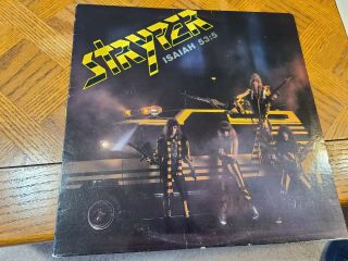 Stryper Soldiers Under Command 1985 White Vinyl Lp Orig 72077 - 1