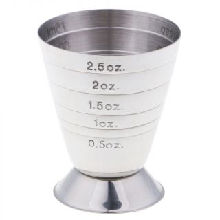 75ml/2.  5oz Stainless Steel Bar Cocktail Jigger Bartender Spirit Measure Cup