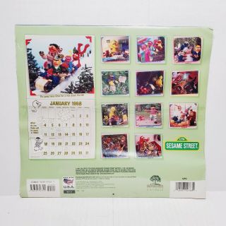 Rare Vtg 1998 Sesame Street Calendar - Jim Henson 