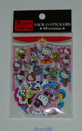 Very Cute & Htf 2015 Sanrio Tokidoki For Hello Kitty " Sack - O - Stickers "