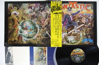 Elton John Captain Fantastic&brown Dirt Cowboy Djm Ifs - 80217 Japan Obi Poster Lp