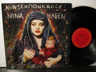 Nina Hagen ‎– Nunsexmonkrock,  Columbia ‎arc 38008,  Vg,  /m -,  1982
