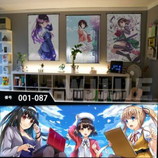 Loli Anime Poster Re Zero rem ram Sexy Home Decor Cute Wall Scroll 60 90CM gXA8 3