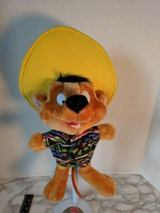 Vtg 1990s Looney Tunes Speedy Gonzales Gonzalez Stuffed Animal Plush Doll
