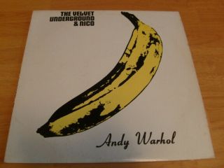 The Velvet Underground & Nico S/t Lp Self Title Andy Warhol Black Verve 5008 Re