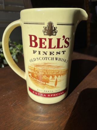 Bell’s Finest Old Scotch Whiskey Pitcher - Wade Pdm England