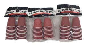 Mini Red Solo Cup Shot Glasses 60 Count Jello Shots Party 2 Oz Individual